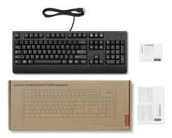 Lenovo Preferred Pro II USB Keyboard-French toetsenbord Thuis/Werk Frans Zwart - Afbeelding 5