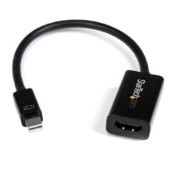 StarTech.com Mini DisplayPort naar HDMI 4K-converter – Mini DisplayPort 1.2 naar HDMI actieve adapter voor mDP-UltraBook / -laptop – 4K @ 30 Hz
