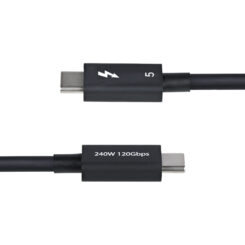 StarTech.com 50cm Thunderbolt 5 Kabel, 80Gbps/Tot 120Gbps, 240W PD EPR, 8K 60Hz, Thunderbolt-Gecertificeerde Kabel, Compatibel met Thunderbolt 4/USB4/USB-C - Afbeelding 4