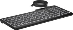 HP 405 backlit toetsenbord met kabel voor meerdere apparaten - Afbeelding 4
