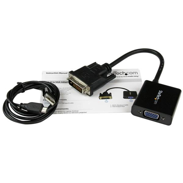 StarTech.com DVI-D-naar-VGA actieve adapter / converterkabel - 1920x1200 - Afbeelding 5