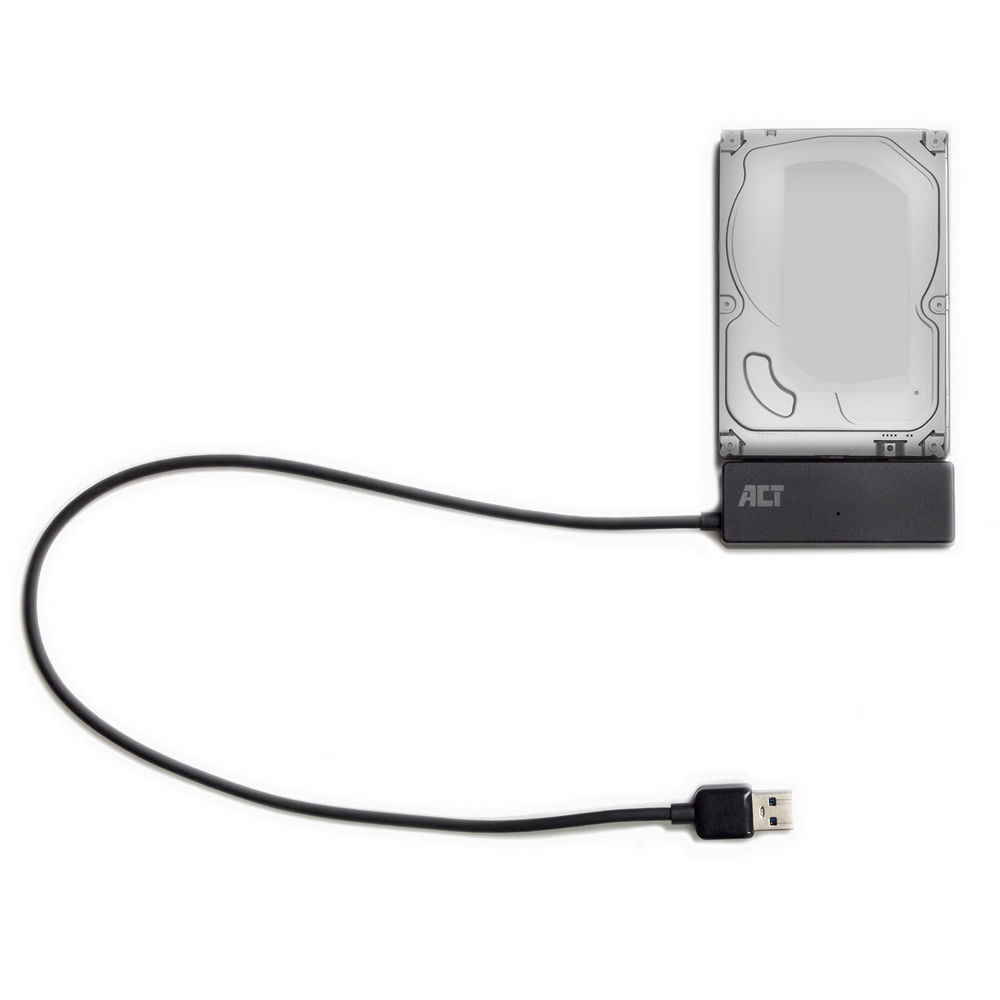 ACT USB 3.2 Gen1 naar 2,5/3,5 inch SATA Adapterkabel voor SSD/HDD - Afbeelding 6