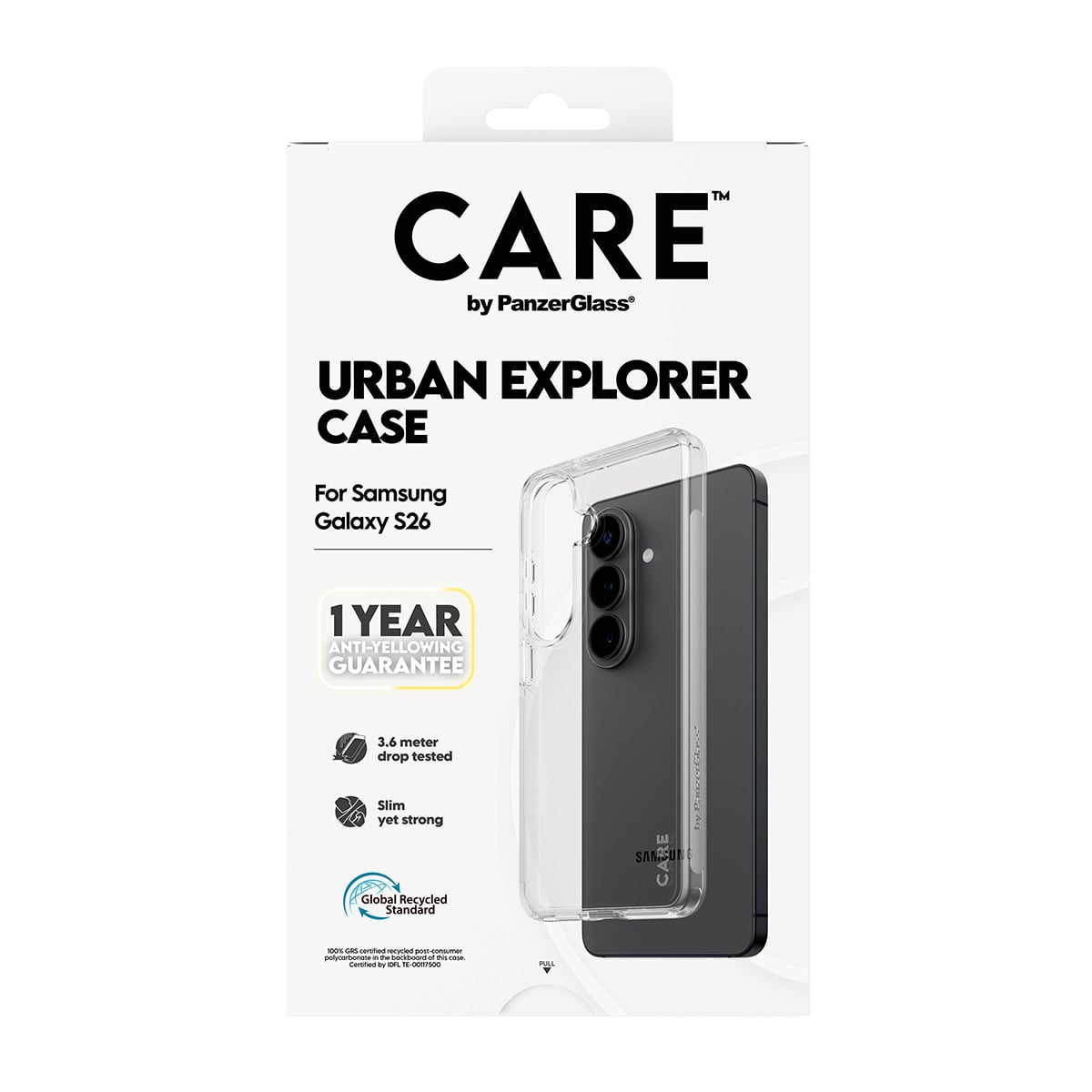 PanzerGlass CARE™ by ® Urban Explorer Case Transparent Samsung Galaxy S26 mobiele telefoon behuizingen Hoes Transparant - Afbeelding 4