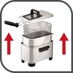 Tefal Friteuse - Easy Pro 3 L - koude zone - premium FR3380 - Afbeelding 3