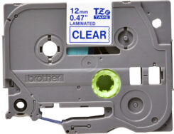Brother TZE-133 labelprinter-tape Blauw op transparant - Afbeelding 4