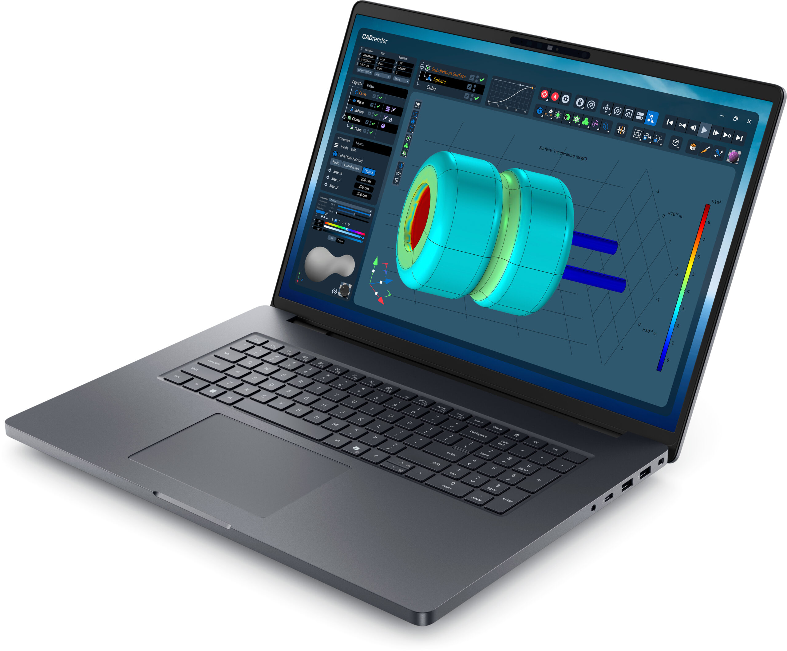 DELL Pro Max 18 Plus MB18250 Intel Core Ultra 9 285HX Mobiel werkstation 45,7 cm (18") Quad HD+ 64 GB DDR5-SDRAM 1 TB SSD NVIDIA RTX PRO 3000 Blackwell Wi-Fi 7 (802.11be) Windows 11 Pro Zwart US International - Afbeelding 3