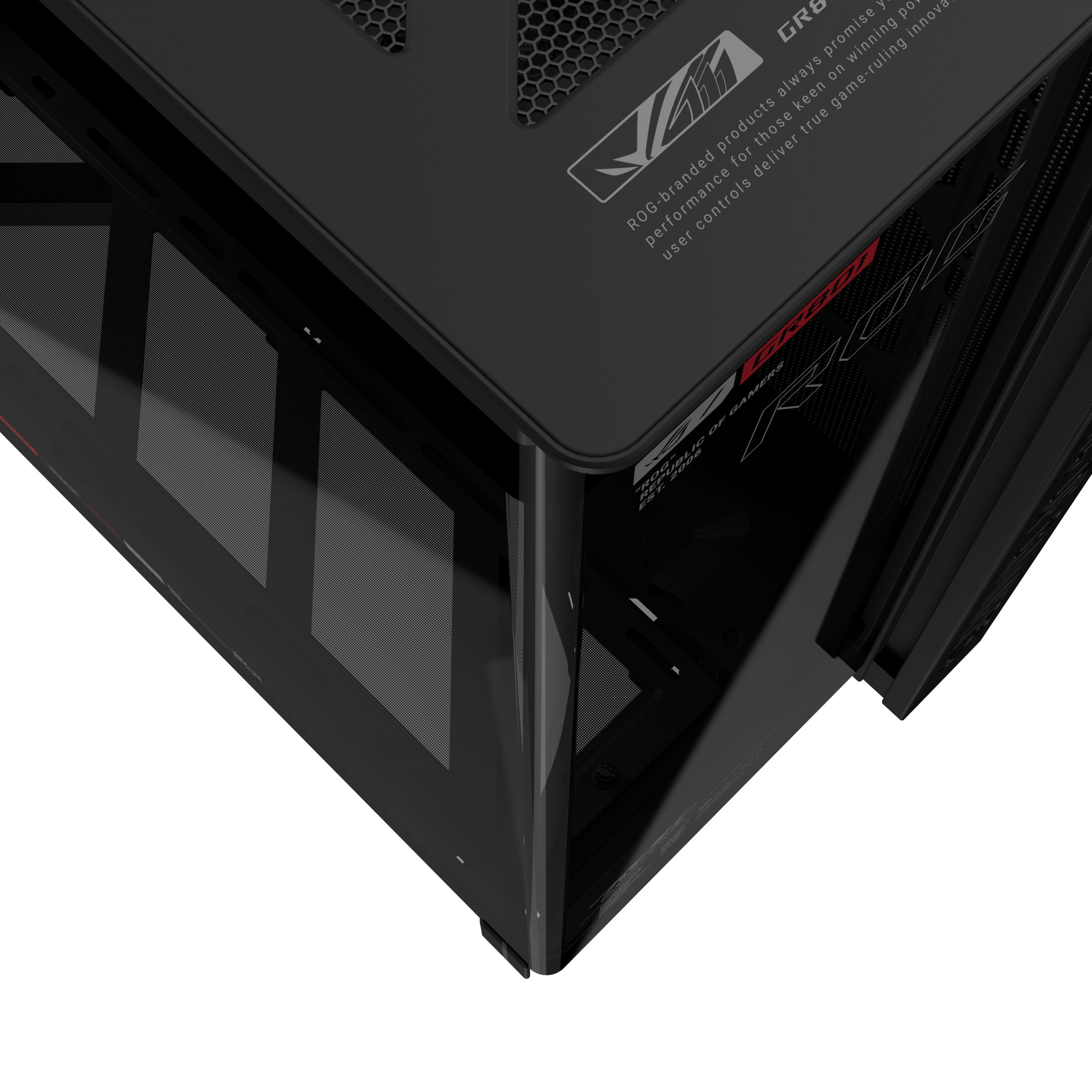 ASUS ROG CRONOX GR801 CURVE TG ARGB BLACK Midi Tower Zwart - Afbeelding 6
