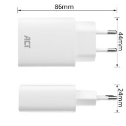 ACT Compacte USB-C Lader 20W voor snel opladen - Afbeelding 4