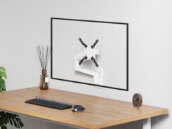Equip 650140 flat panel bureau steun 124,5 cm (49") Muur Wit - Afbeelding 6