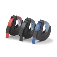 DYMO originele reliëftape | 9 mm x 3 m | Wit op blauw, wit op rood, wit op zwart | Zelfklevend etiketten voor Lettertang | 3 stuks | Gemaakt in Europa - Afbeelding 5