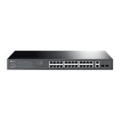 TP-Link TL-SG1428PE netwerk-switch Managed L2 Gigabit Ethernet (10/100/1000) Power over Ethernet (PoE) 1U Zwart - Afbeelding 2