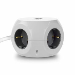 ACT AC2420 power uitbreiding 1,5 m 3 AC-uitgang(en) Binnen Wit - Afbeelding 4