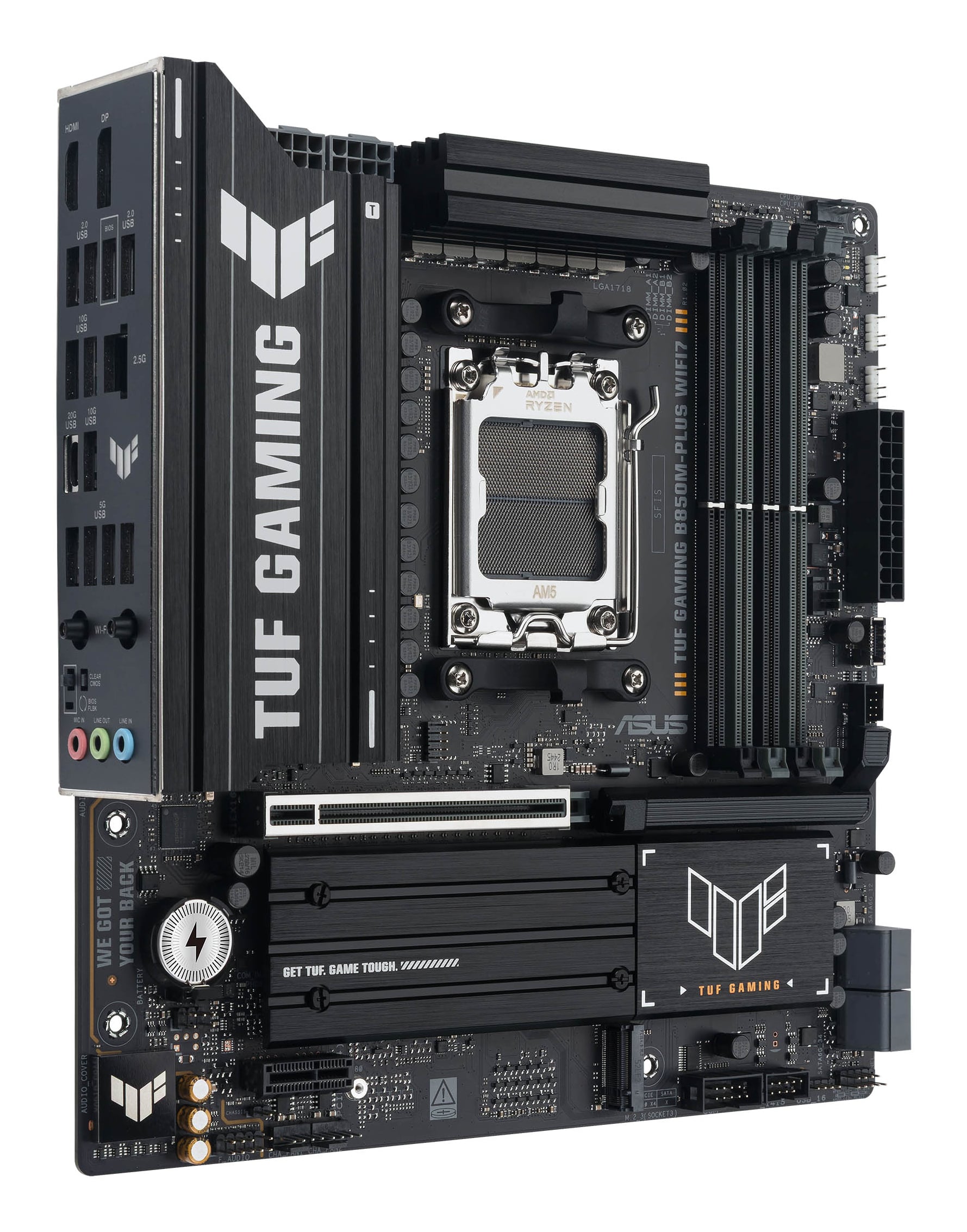 ASUS TUF GAMING B850M-PLUS WIFI7 AMD B850 Socket AM5 micro ATX - Afbeelding 4