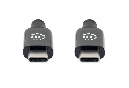 Manhattan USB-C naar USB-C kabel, 5 m, actief, mannelijk naar mannelijk, 10 Gbps (USB 3.2 Gen2), 3A, zwart, levenslange garantie - Afbeelding 4