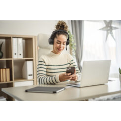 Kensington H1050 EQ Bluetooth On-Ear Headset met ruisonderdrukking van omgevingsgeluid - Afbeelding 5