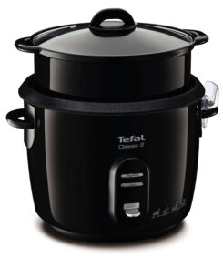 Tefal Rijstkoker classic zwart 10 kops + stoommand RK1038