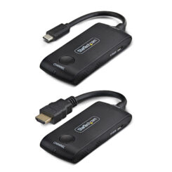 StarTech.com Draadloze USB-C naar HDMI Extender voor Vergaderruimtes en Huddle Spaces, 4K 60Hz, 20m Bereik, USB Powered, Plug-and-Play Zender en Ontvanger Kit - Afbeelding 2