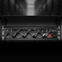 ACT Stekkerdoos PDU 19" CEE7/7 8-voudig type F, 2,5m H05VV-F 3G1.5 - Afbeelding 4