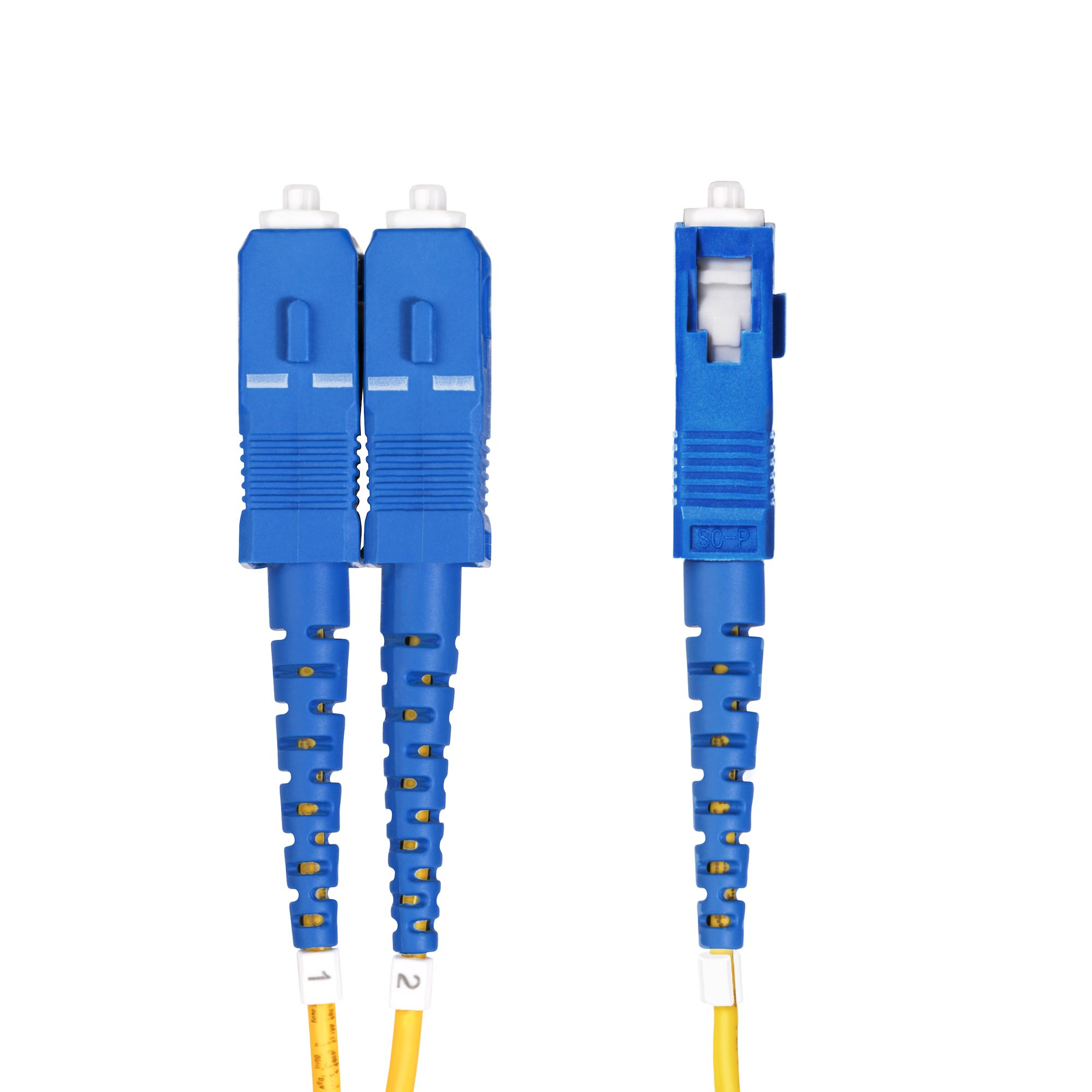 StarTech.com 10m LC naar SC (UPC) OS2 Single Mode Duplex Glasvezel Kabel, 9/125µm, Laser Optimized, 100G, Flexibel Buigen, Low Insertion Loss, LSZH Fiber Patchkabel - Afbeelding 3