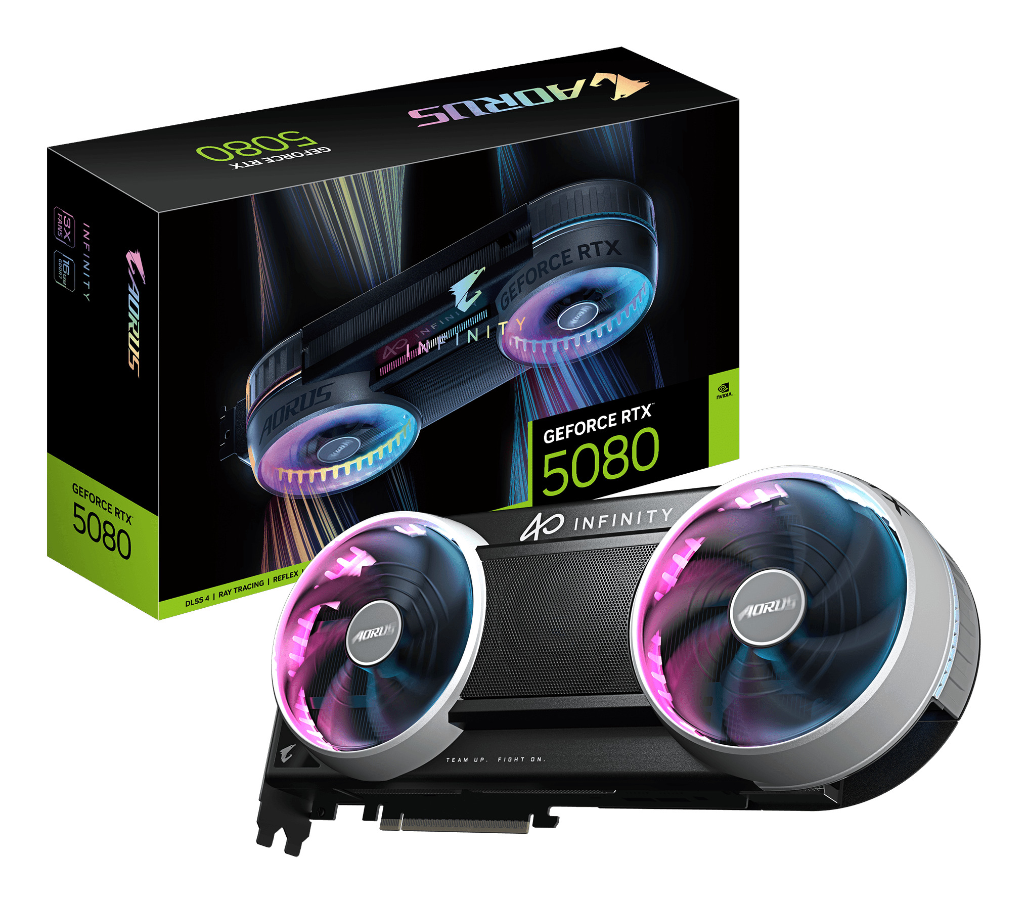 GIGABYTE AORUS GeForce RTX 5080 INFINITY 16G NVIDIA 16 GB GDDR7