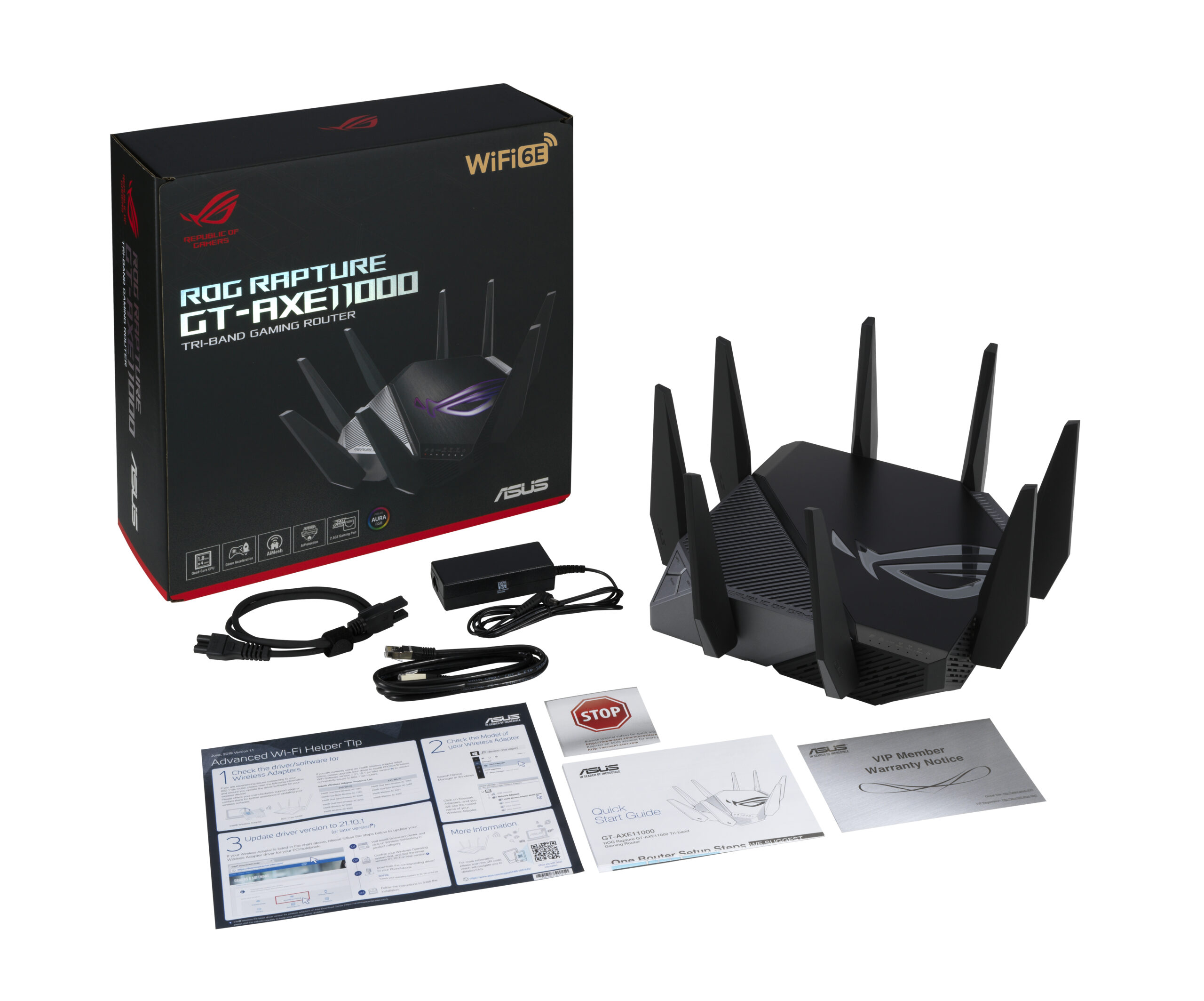 ASUS GT-AXE11000 draadloze router Gigabit Ethernet Tri-band (2,4 GHz / 5 GHz / 6 GHz) Zwart - Afbeelding 6