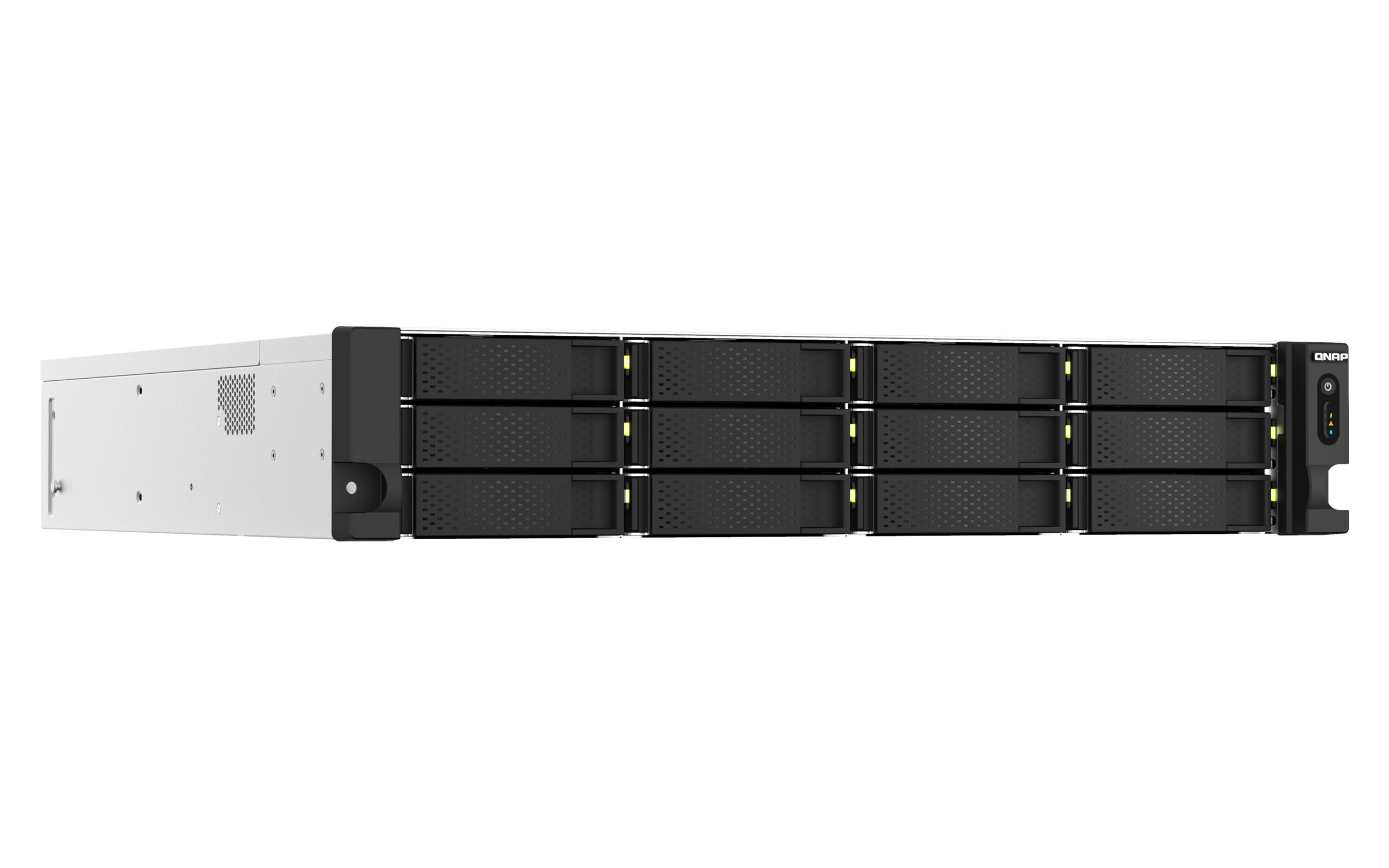 QNAP TS-H1887XU-RP NAS Rack (2U) Intel Xeon E E-2336 32 GB DDR4 0 TB QuTS hero Zwart, Wit - Afbeelding 3