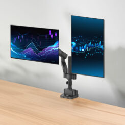 ACT Monitorarm 35" office solid pro, mechanische veer, 2 schermen - Afbeelding 6