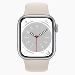 Forza Refurbished Apple Watch Series 8 45mm Zilver 4G - Licht gebruikt