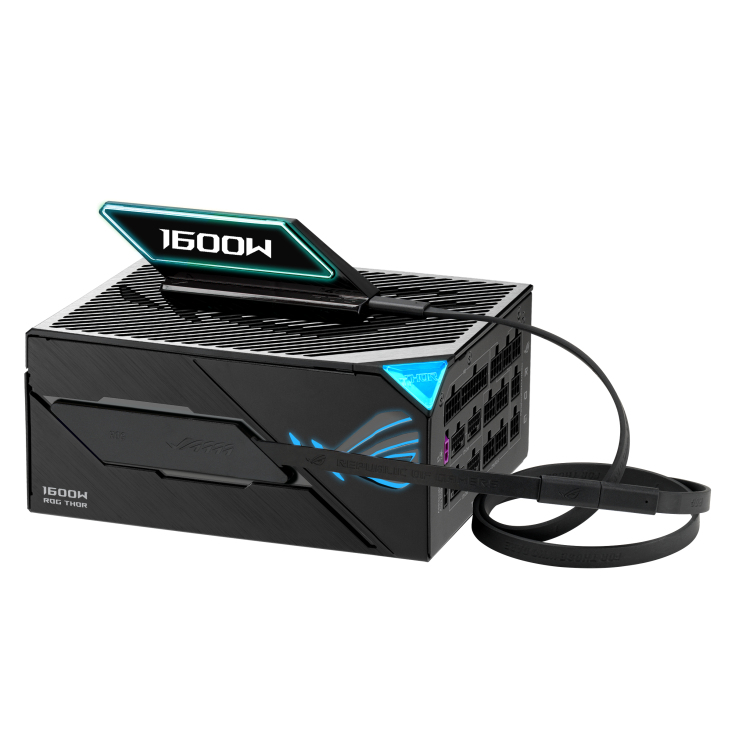 ASUS ROG -THOR-1600T3-GAMING-EVO power supply unit 1600 W 20+4 pin ATX ATX Grijs - Afbeelding 3
