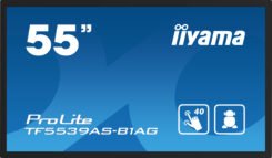 iiyama TF5539AS-B1AG beeldkrant Kiosk-ontwerp 138,7 cm (54.6") LED 435 cd/m² 4K Ultra HD Zwart Touchscreen Type processor Android 11 24/7 - Afbeelding 3