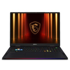MSI Raider A18 HX A8WHG-284NL AMD Ryzen™ 9 8940HX Laptop 45,7 cm (18") Quad HD+ 32 GB DDR5-SDRAM 1 TB SSD NVIDIA GeForce RTX 5070 Ti Wi-Fi 7 (802.11be) Windows 11 Home Zwart