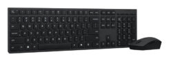 Lenovo 4X31R64351 toetsenbord Inclusief muis Kantoor RF-draadloos + Bluetooth Amerikaans Engels Zwart - Afbeelding 3
