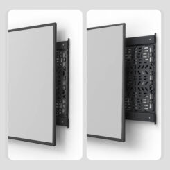 StarTech.com Uitschuifbaar Opbergpaneel voor AV Componenten, Kabelboxen en Accessoires, Wandmontage Achter TV met Eenvoudige Toegang, 10kg Max - Afbeelding 3