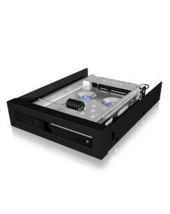 ICY BOX IB-2217ASTS 8,89 cm (3.5") Opslagschijflade Zwart - Afbeelding 4