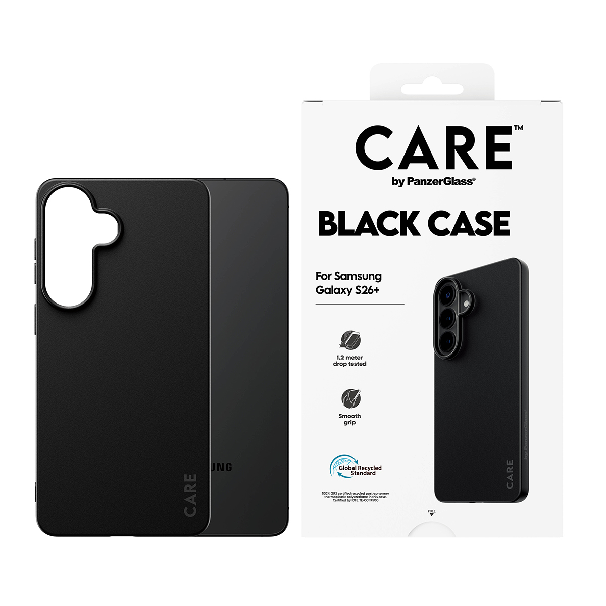 PanzerGlass CARE™ by ® TPU Case Black Samsung Galaxy S26+ mobiele telefoon behuizingen Hoes Zwart - Afbeelding 3