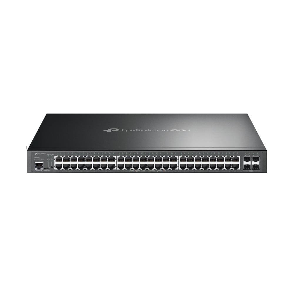 TP-Link Omada SG3452P netwerk-switch Managed L2/L3 Gigabit Ethernet (10/100/1000) Power over Ethernet (PoE) 1U Zwart - Afbeelding 2