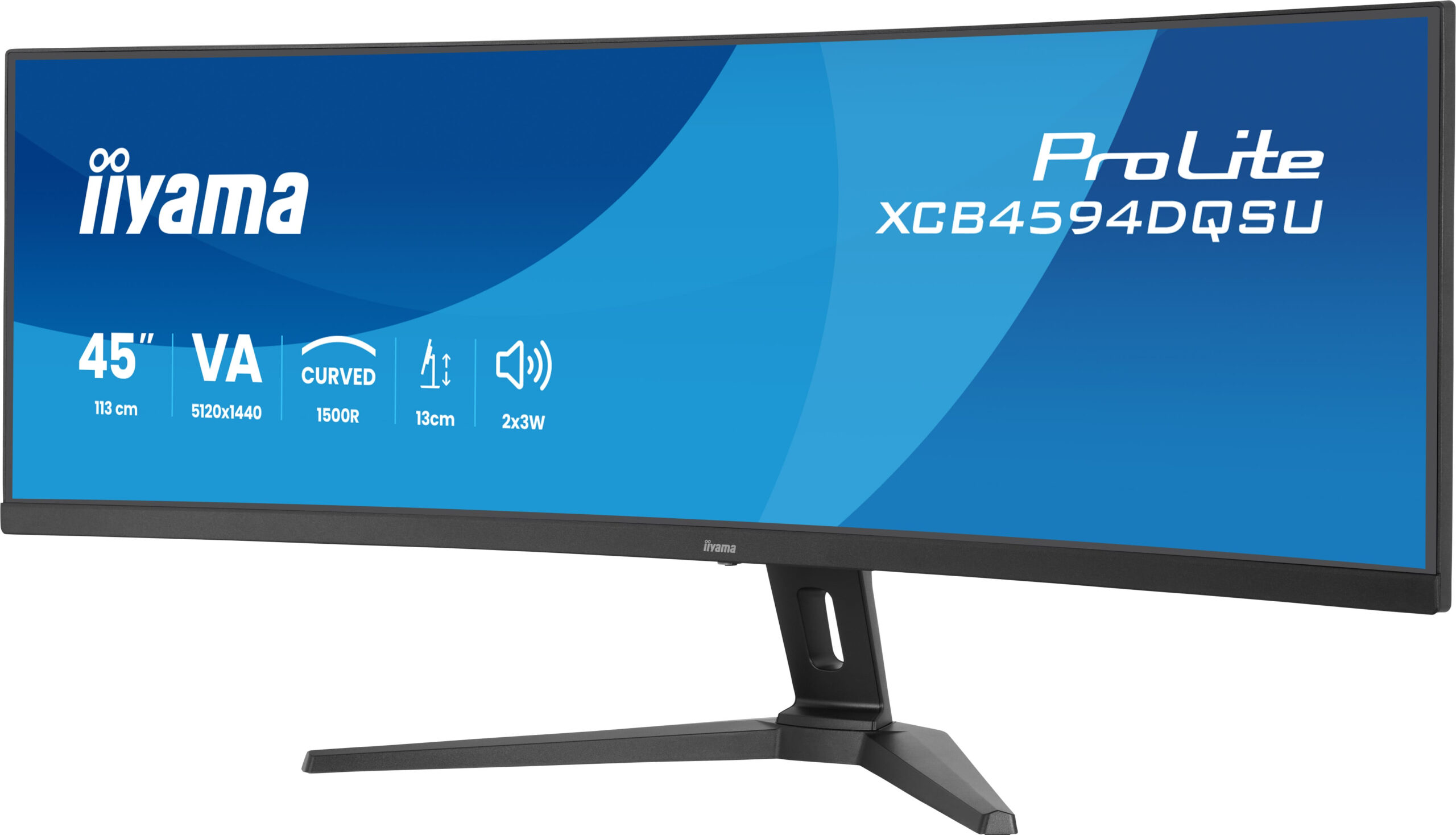 iiyama ProLite XCB4594DQSU-B1 computer monitor 113 cm (44.5") 5120 x 1440 Pixels Dual QHD LED Zwart - Afbeelding 5