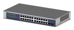 NETGEAR GS724T Managed L2+/L3 Gigabit Ethernet (10/100/1000) 1U Blauw, Grijs - Afbeelding 3