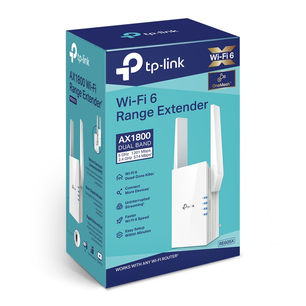TP-Link RE605X netwerkextender Netwerkrepeater Wit 10, 100, 1000 Mbit/s - Afbeelding 5