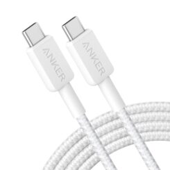 322 USB-C to USB-C Cable Nylon 1.8M 60WWhite