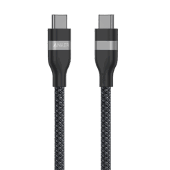 Anker USB-C to USB-C Cable (0.9m Upcycled-Braided) Black