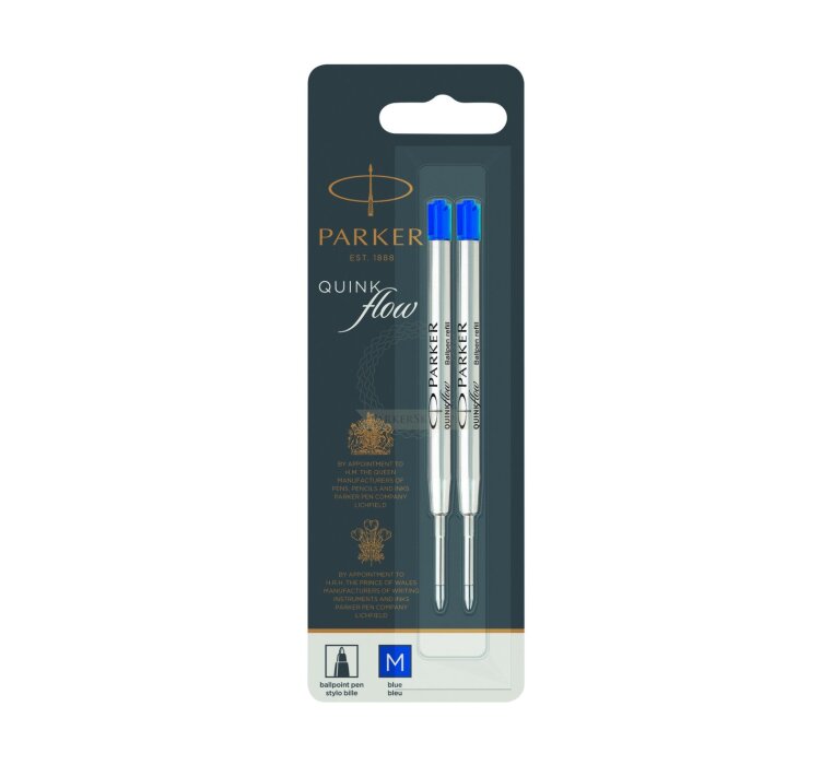 Parker 1950373 penvulling Medium Blauw 2 stuk(s)