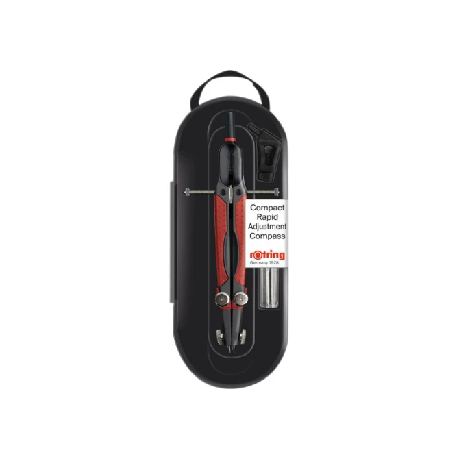 Rotring S0676580 passer Zwart, Roestvrijstaal