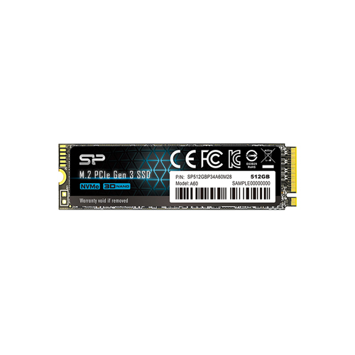 Silicon Power P34A60 512 GB M.2 PCI Express NVMe SLC