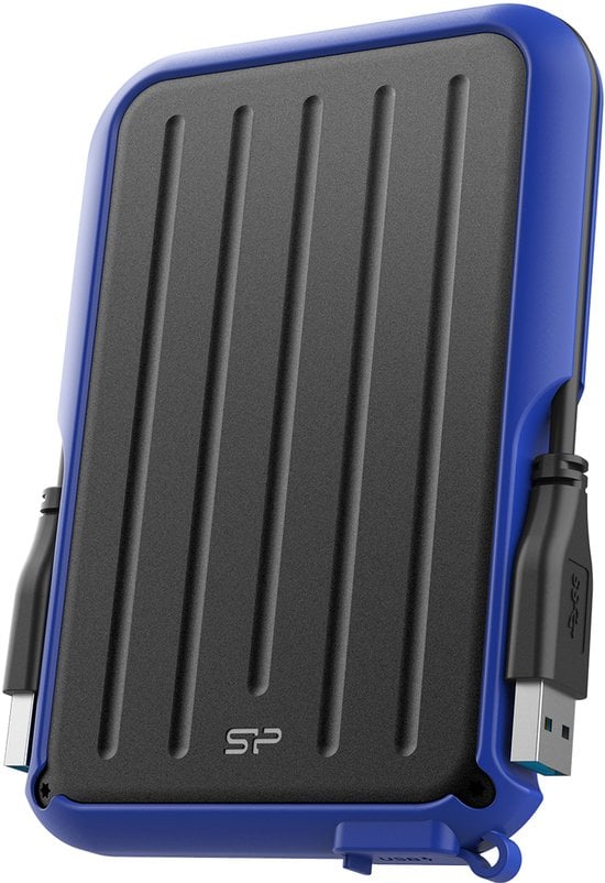 Silicon Power A66 externe harde schijf 1 TB USB Type-A 3.2 Gen 1 (3.1 Gen 1) Zwart, Blauw