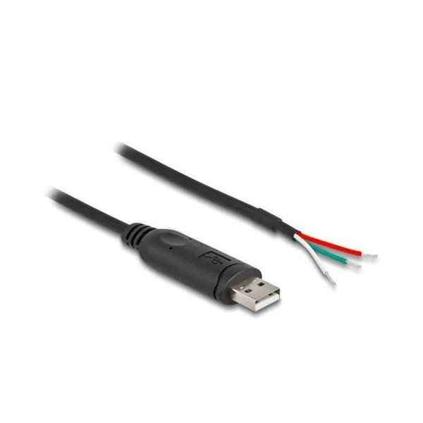 DeLOCK 64242 video kabel adapter 0,5 m USB Type-A RS-485 Zwart