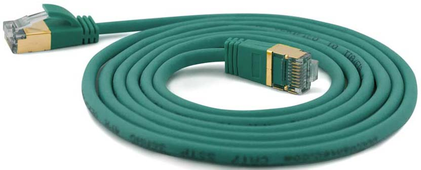 Wantec 7214 netwerkkabel Groen 0,5 m Cat7 S/FTP (S-STP)