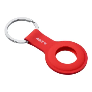 LAUT HUEX TAG Crimson keyring holder for Apple AirTags