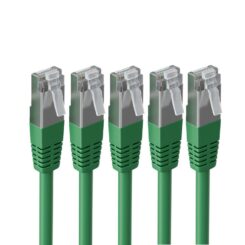 shiverpeaks BS75711-H0.5G-SET5 netwerkkabel Groen 0,5 m Cat6 S/FTP (S-STP)