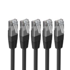 shiverpeaks BS75711-H0.5S-SET5 netwerkkabel Zwart 0,5 m Cat6 S/FTP (S-STP)